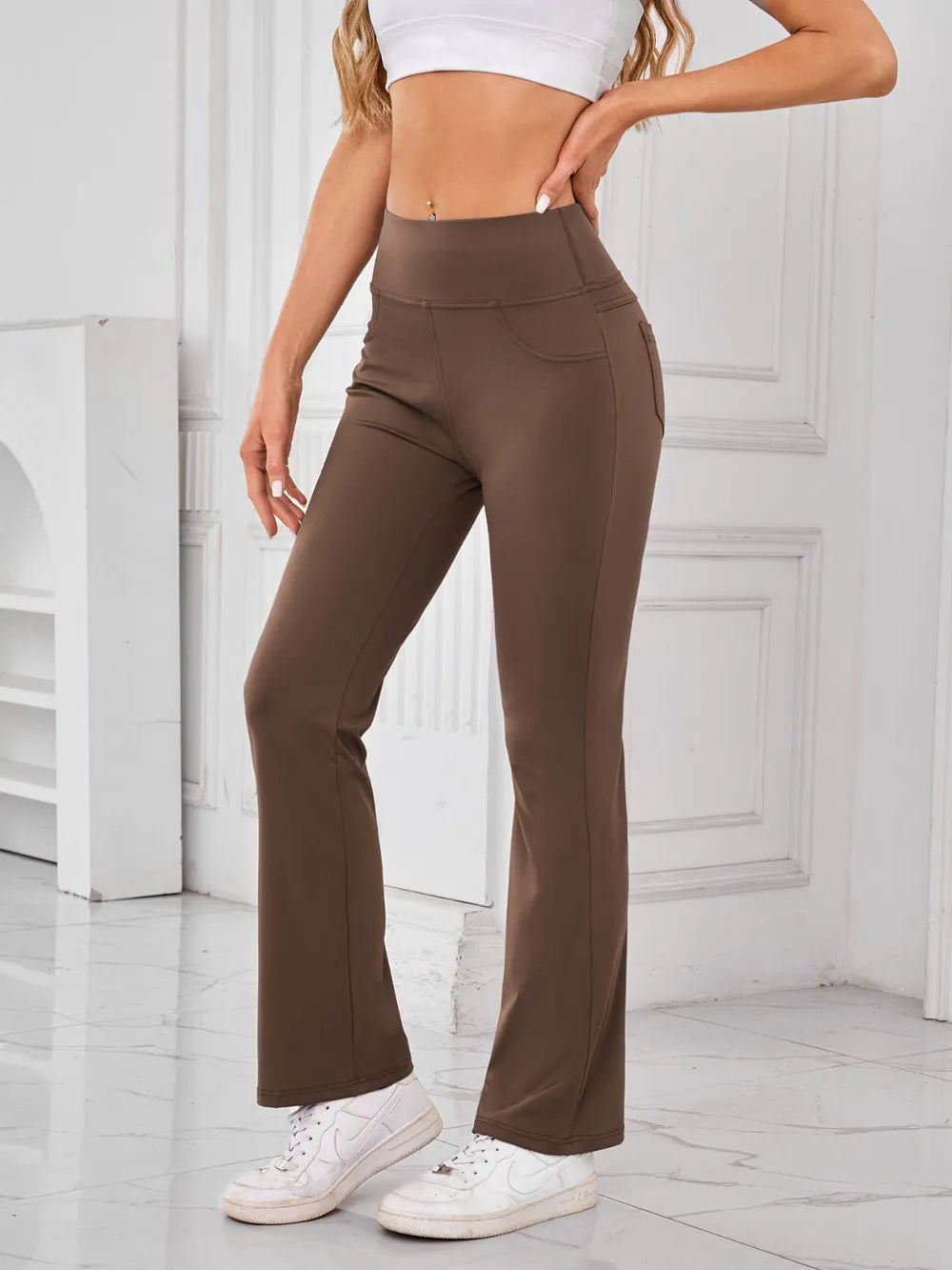Lovelet High Waist Active Pants with Pockets