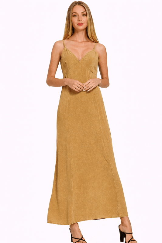 Robe débardeur Zenana délavée