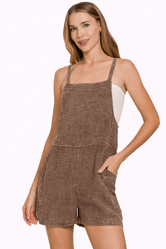 Combinaisons Zenana en double gaze lavée à nouer dans le dos