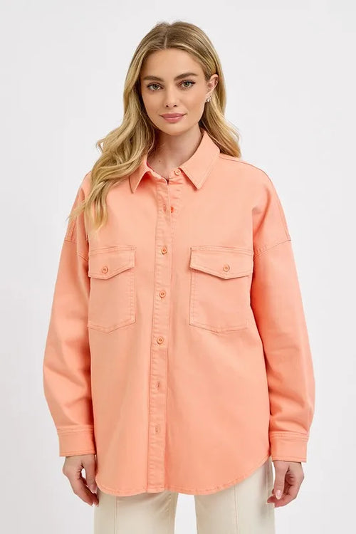 Classic Denim Longline Shacket