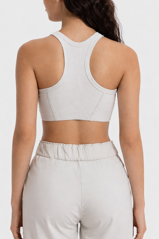 Millennia Wide Strap Cropped Sport Tank
