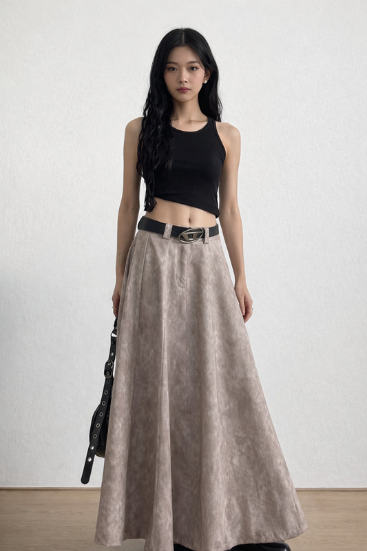 A-Line Maxi Skirt